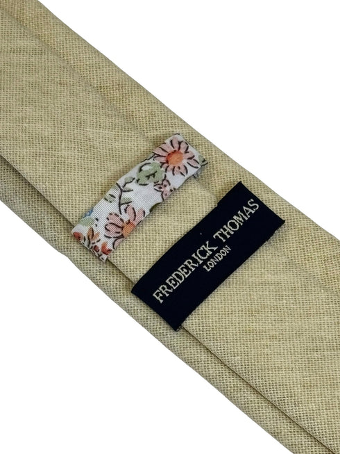 slim ivory tie